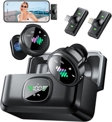 Wireless Lavalier Microphone for iPhone: Mini Microphones for Android Equipment