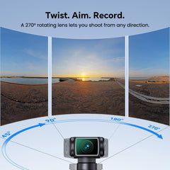 5K Body Camera with Microphone, Vlogging Camera