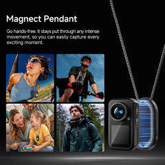 Mini Action Camera 4K | 128G Thumb Sports Camera with EIS Stabilization