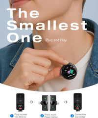 Wireless Lavalier Microphone for iPhone: Mini Microphones for Android Equipment